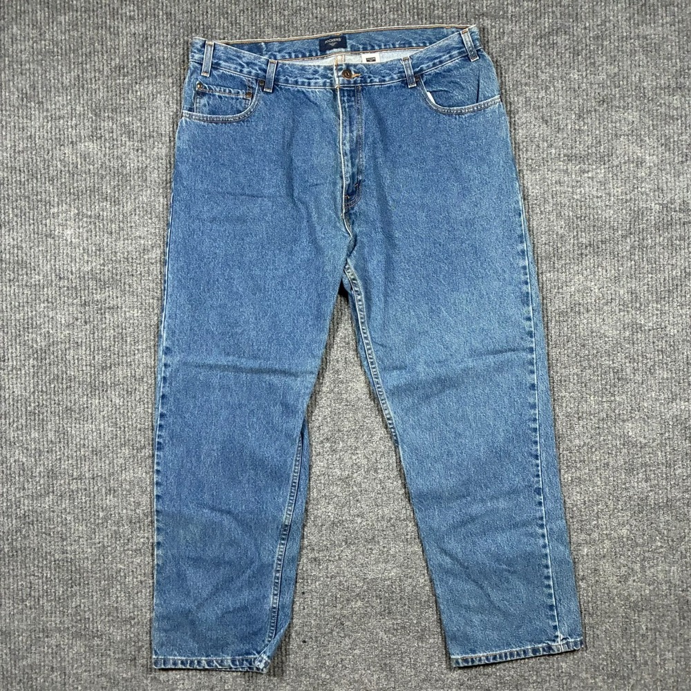 Dockers Mens Straight Leg Jeans Size 40x30 Blue Denim 100% Cotton High Rise